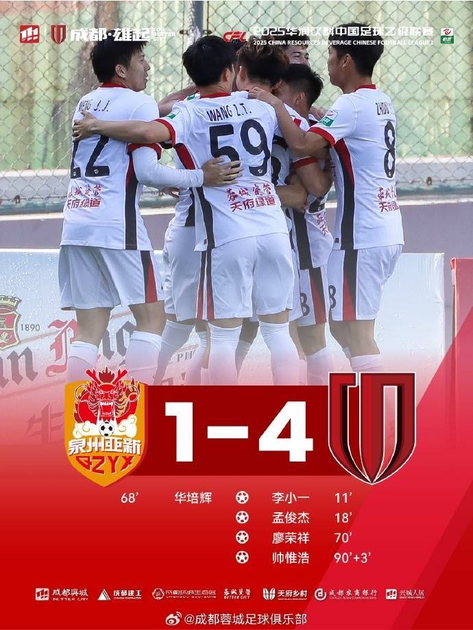 蓉城B队1-1赣州，昆明0-0蓝航，铭途2-1泉州的简单介绍